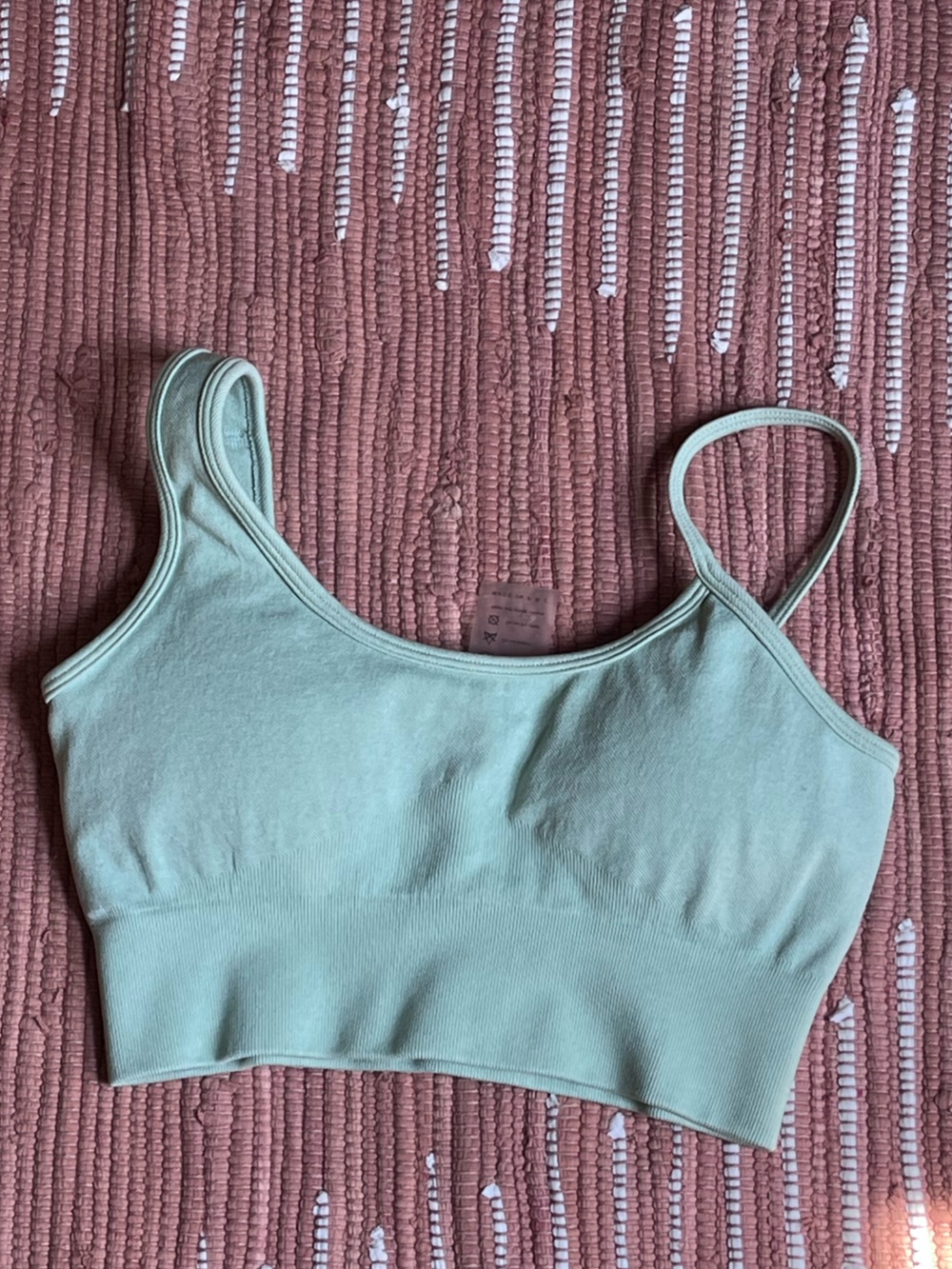 BO + TEE Mint Seamless Bralette Top